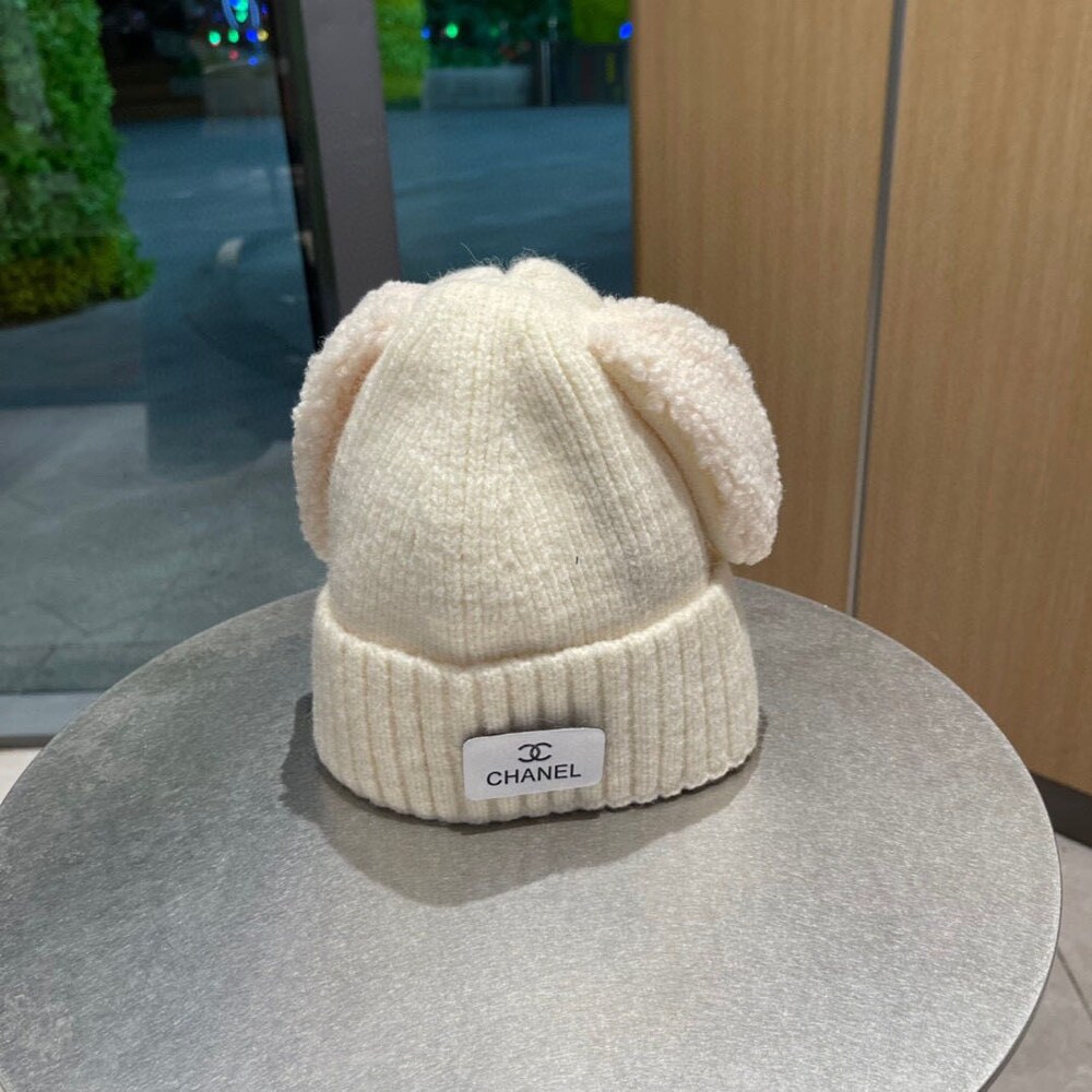 Chanel Teddy Ear Knit Beanie - Picture 3 of 7